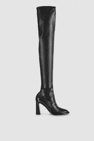 Black Patrizia Pepe Heeled Boots | MHL749621