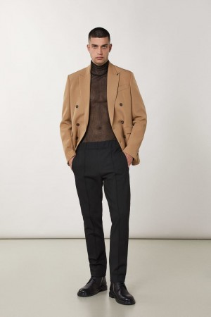 Black Patrizia Pepe Pants With Elastic Waistband | CJW263049