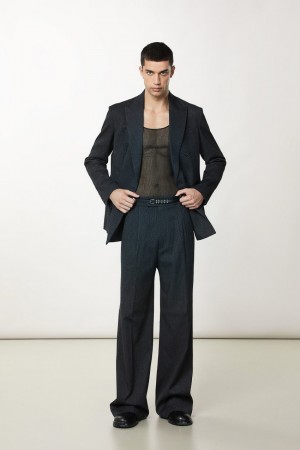 Grey Patrizia Pepe Soft Pants With Zipper | IHR198345