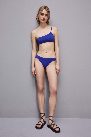 Light Blue Patrizia Pepe Low-rise Bikini Bottoms | FVL830945