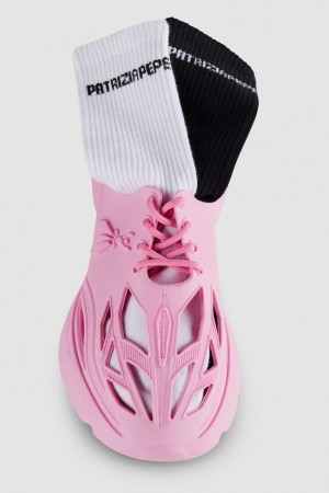 Pink Patrizia Pepe Gummy Pepe Sneakers | CAF523169