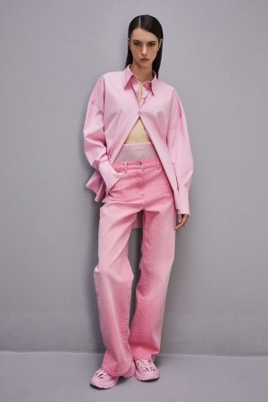 Pink Patrizia Pepe Viscose Jersey Briefs | IZL875092