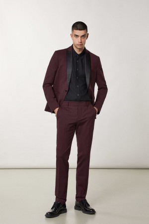Purple Patrizia Pepe Classic Gabardine Pants | KAV507496