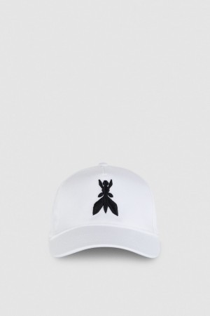 White Patrizia Pepe Fly Baseball Cap | TVJ016385